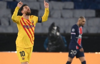 Kết quả PSG vs Barca: Messi hóa 'tội đồ', Barca dừng bước ở cúp C1