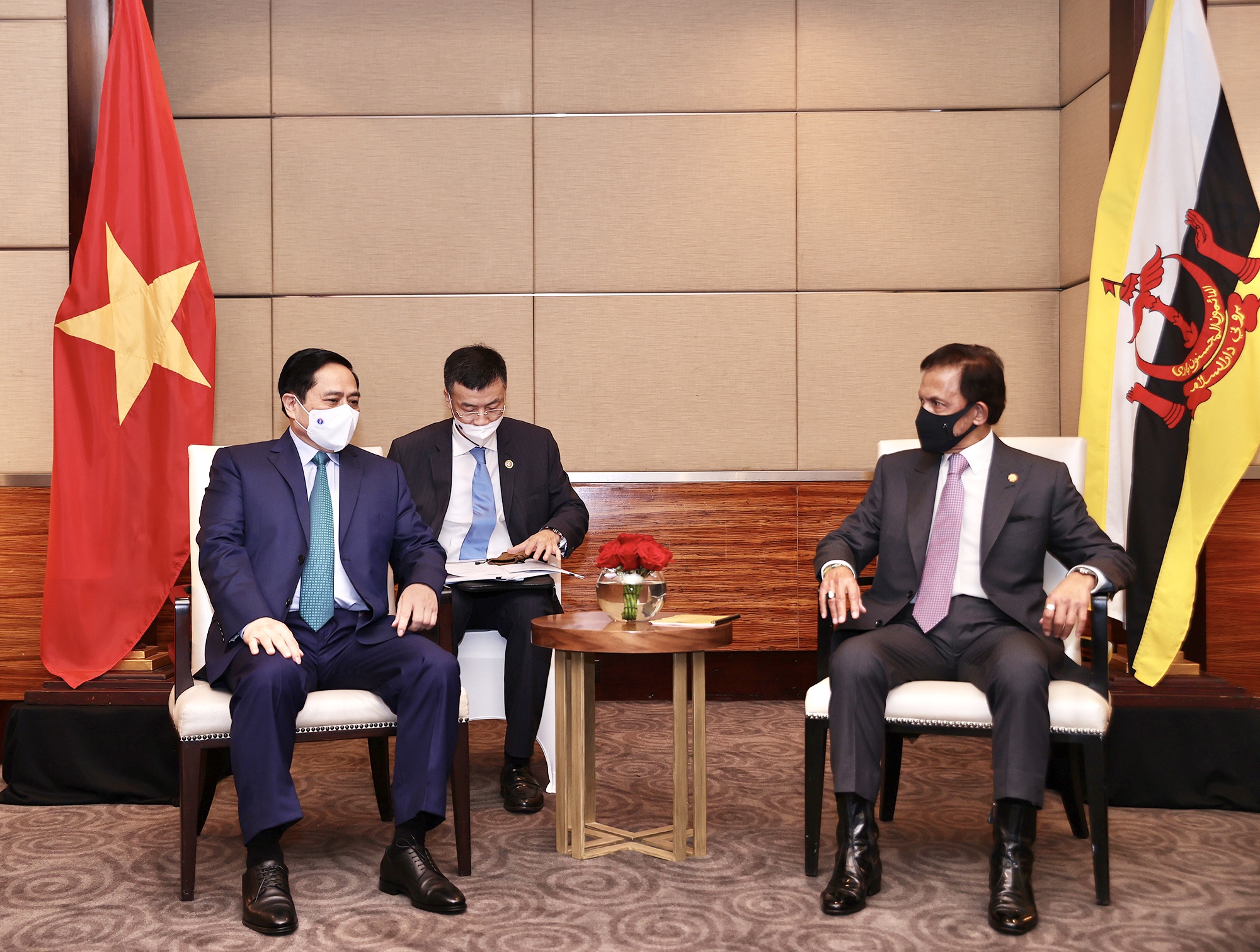 Thủ tướng Chính phủ Phạm Minh Chính hội kiến Quốc vương Brunei Thủ tướng Chính phủ Phạm Minh Chính hội kiến Quốc vương Brunei