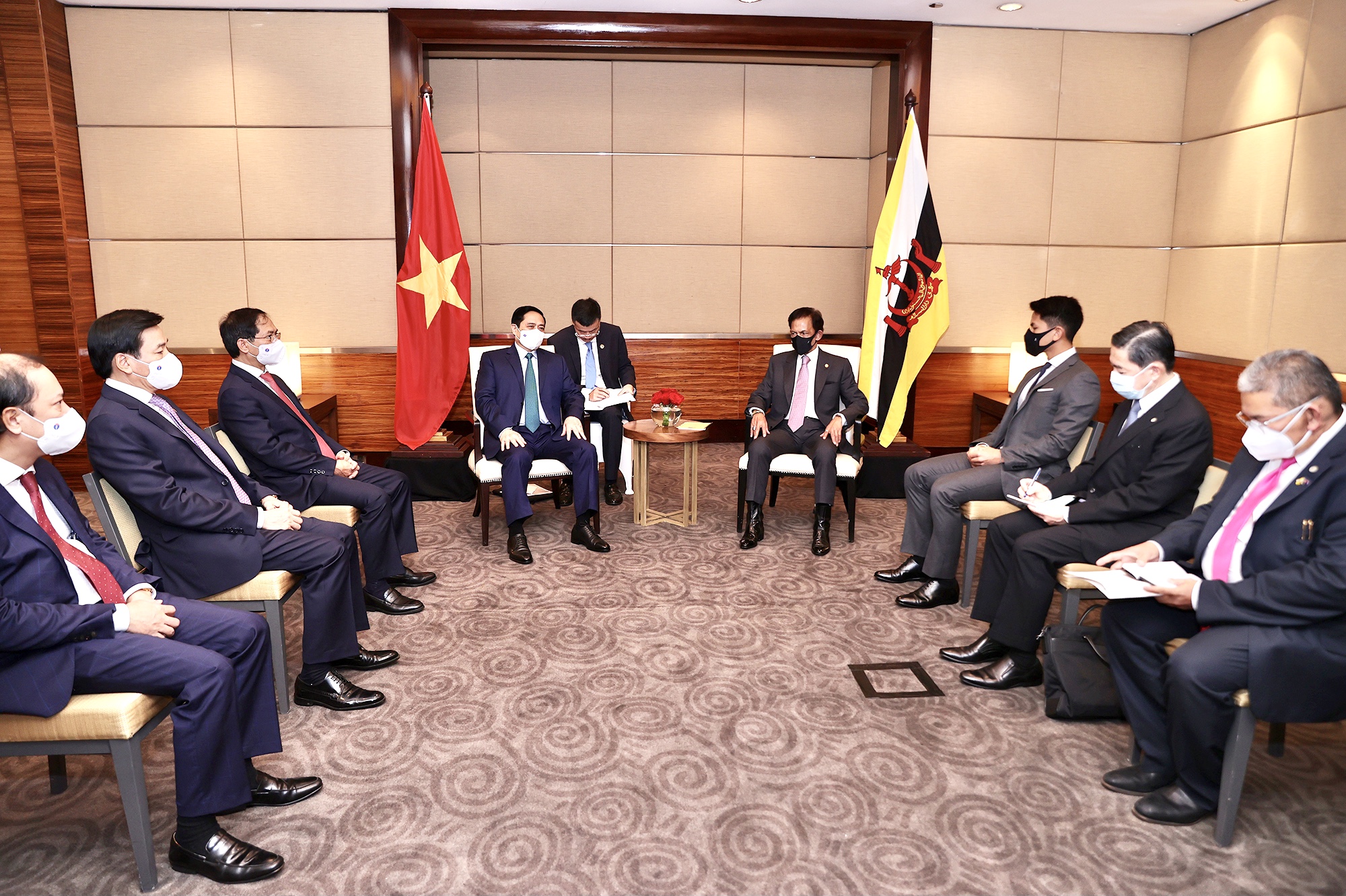 Thủ tướng Chính phủ Phạm Minh Chính hội kiến Quốc vương Brunei Thủ tướng Chính phủ Phạm Minh Chính hội kiến Quốc vương Brunei
