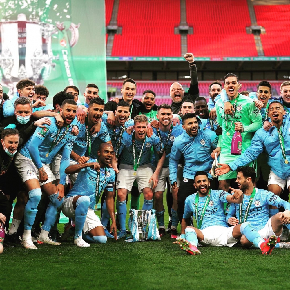 Kết quả CK Cúp Liên đoàn Anh (26/4): Thiếu Mourinho, Tottenham 'dâng' cúp cho Man City