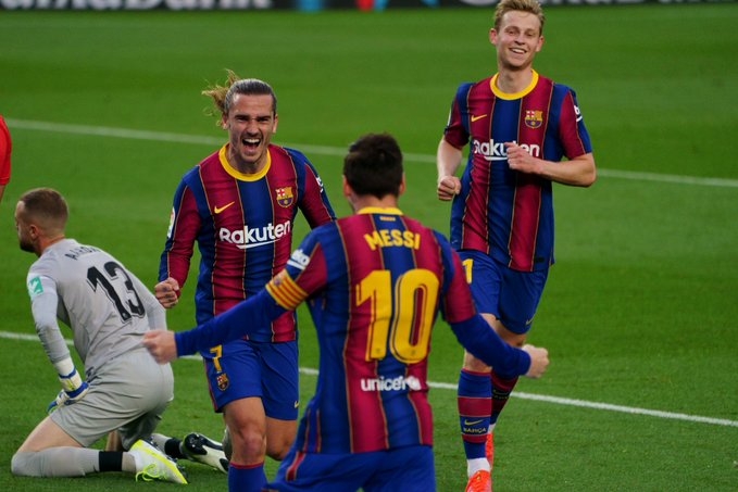 Cực nóng bảng xếp hạng La Liga: Barca lỡ cơ hội chiếm ngôi số 1 Cực nóng bảng xếp hạng La Liga: Barca lỡ cơ hội chiếm ngôi số 1