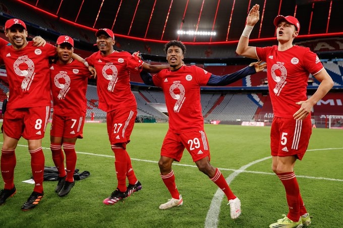 Hành trình lên ngôi vô địch Bundesliga thứ 9 liên tiếp của Bayern Munich Hành trình lên ngôi vô địch Bundesliga thứ 9 liên tiếp của Bayern Munich