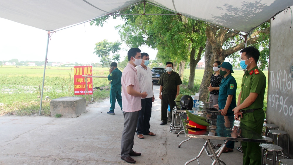 Bắc Giang giãn cách xã hội 4 huyện để phòng dịch COVID-19 Bắc Giang giãn cách xã hội 4 huyện để phòng dịch COVID-19