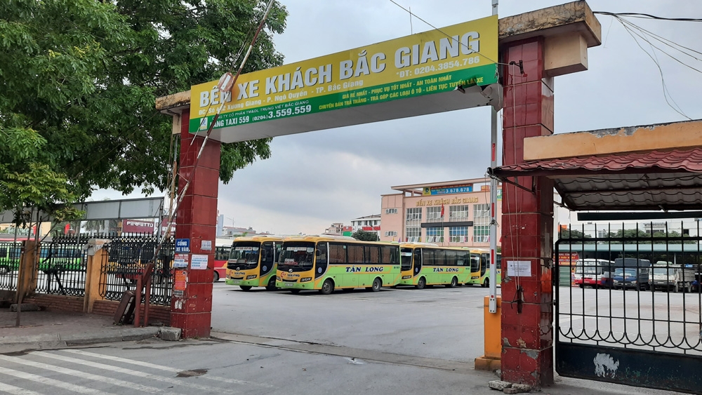 Bắc Giang dừng toàn bộ hoạt động vận tải hành khách từ 0 giờ ngày 21/5 Bắc Giang dừng toàn bộ hoạt động vận tải hành khách từ 0 giờ ngày 21/5