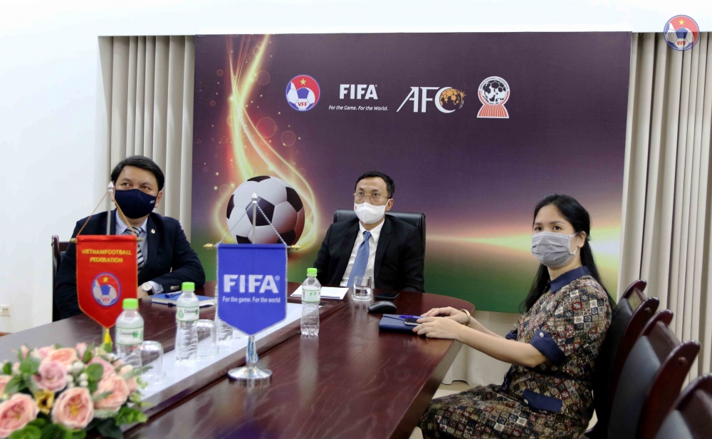 Lãnh đạo VFF họp trực tuyến Lãnh đạo VFF họp trực tuyến