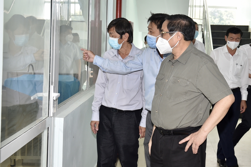 Chùm ảnh: Thủ tướng kiểm tra công tác phòng chống dịch tại Tây Ninh Chùm ảnh: Thủ tướng kiểm tra công tác phòng chống dịch tại Tây Ninh
