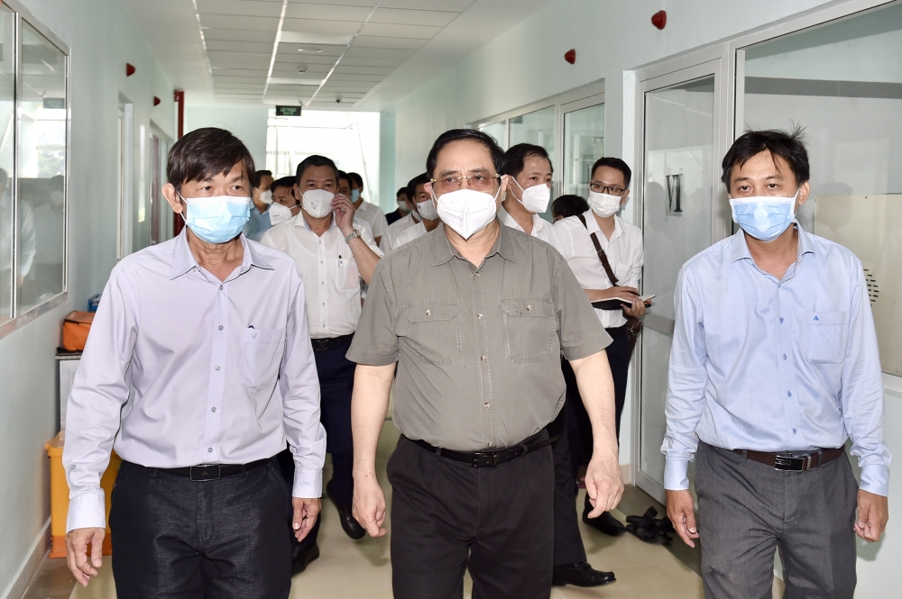 Chùm ảnh: Thủ tướng kiểm tra công tác phòng chống dịch tại Tây Ninh Chùm ảnh: Thủ tướng kiểm tra công tác phòng chống dịch tại Tây Ninh