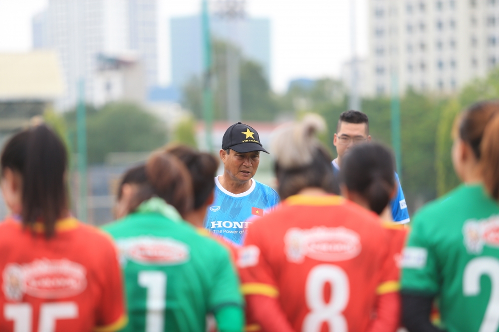 Tuyển nữ Việt Nam hứng khởi chuẩn bị chinh phục vé dự World Cup Tuyển nữ Việt Nam hứng khởi chuẩn bị chinh phục vé dự World Cup
