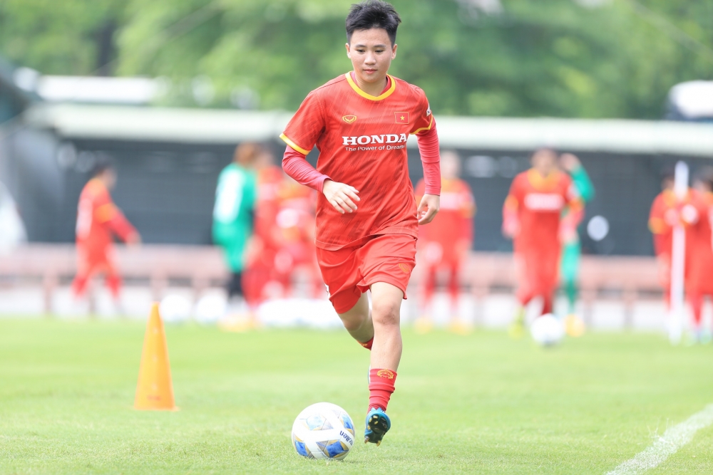 Tuyển nữ Việt Nam hứng khởi chuẩn bị chinh phục vé dự World Cup Tuyển nữ Việt Nam hứng khởi chuẩn bị chinh phục vé dự World Cup