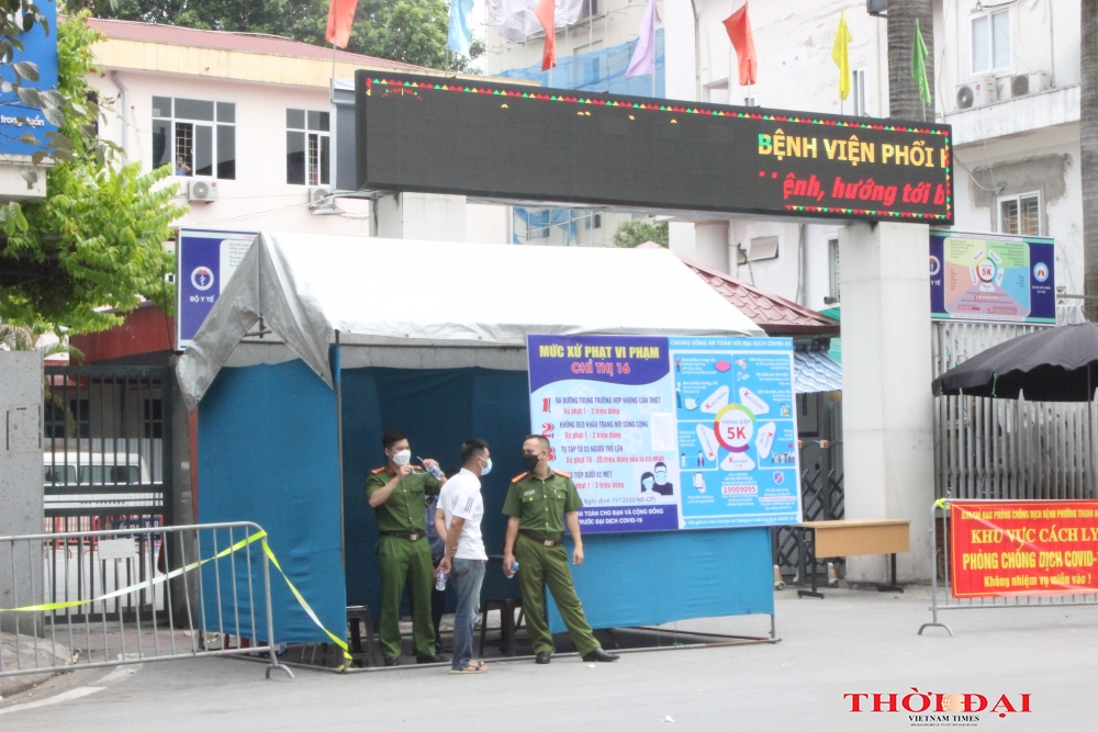 Thông tin mới nhất liên quan Bệnh viện Phổi Hà Nội sau khi phát hiện 24 ca mắc COVID-19 Thông tin mới nhất liên quan Bệnh viện Phổi Hà Nội sau khi phát hiện 24 ca mắc COVID-19
