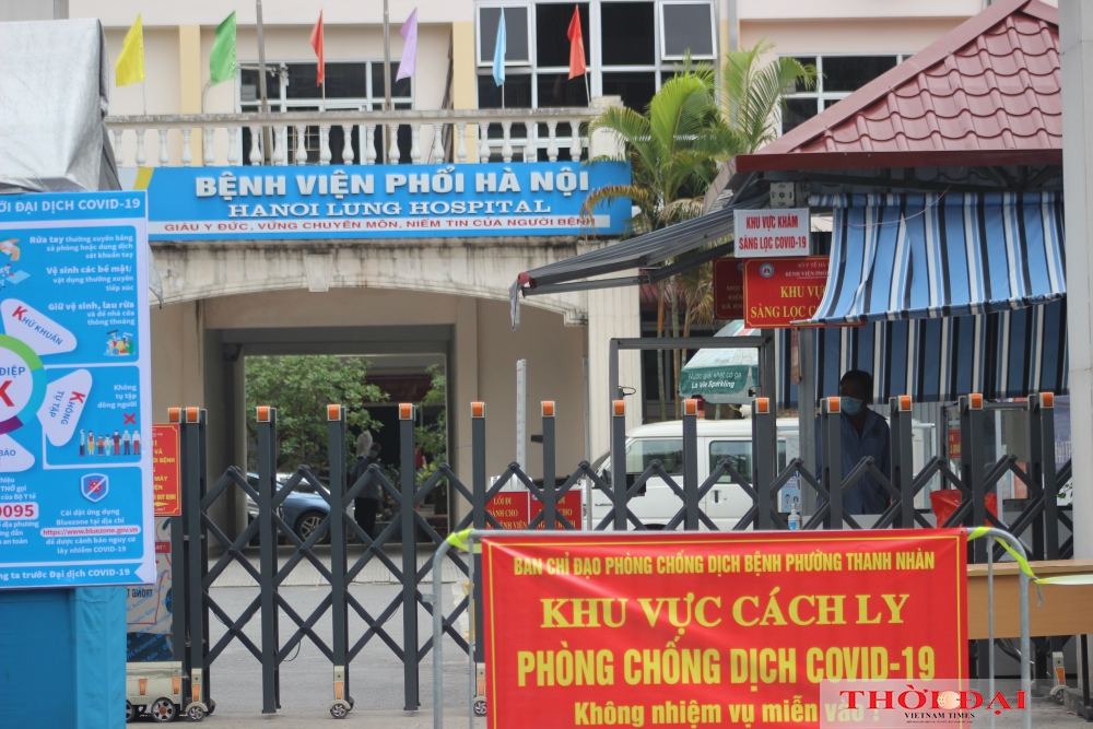 Thông tin mới nhất liên quan Bệnh viện Phổi Hà Nội sau khi phát hiện 24 ca mắc COVID-19 Thông tin mới nhất liên quan Bệnh viện Phổi Hà Nội sau khi phát hiện 24 ca mắc COVID-19