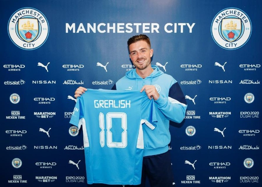 Jack Grealish chính thức trở thành cầu thủ đắt giá nhất lịch sử nước Anh Jack Grealish chính thức trở thành cầu thủ đắt giá nhất lịch sử nước Anh