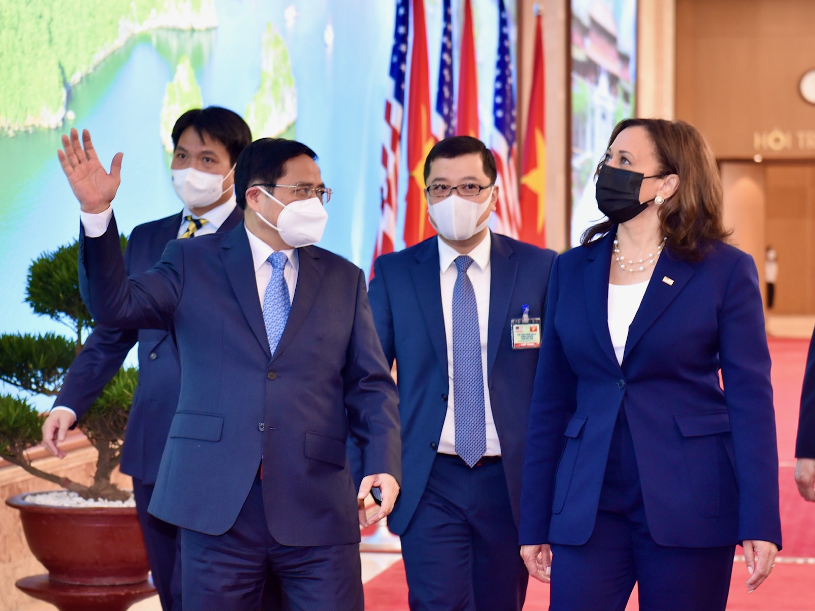 Thủ tướng Phạm Minh Chính tiếp Phó Tổng thống Hoa Kỳ Kamala Harris Thủ tướng Phạm Minh Chính tiếp Phó Tổng thống Hoa Kỳ Kamala Harris