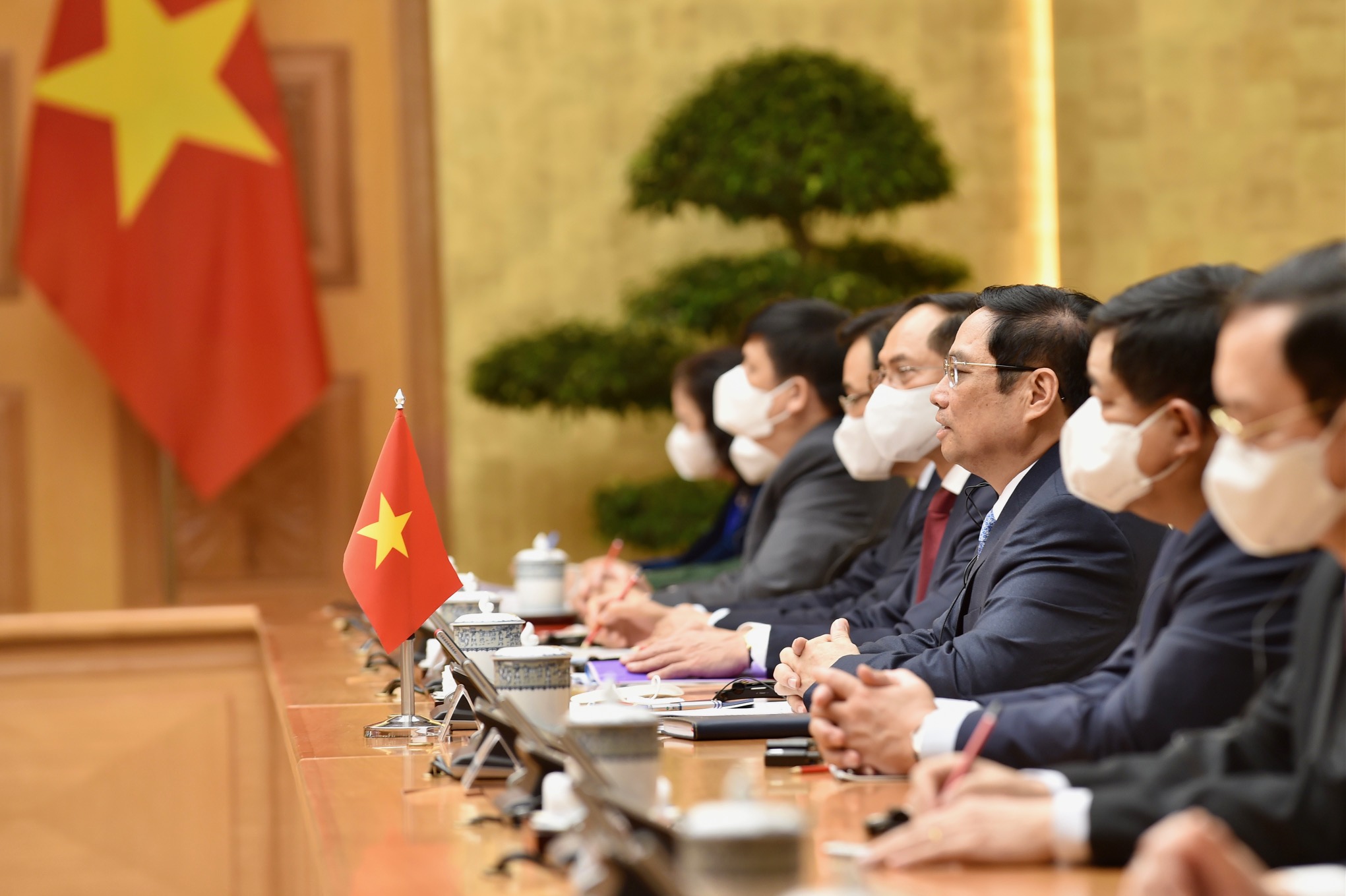 Thủ tướng Phạm Minh Chính tiếp Phó Tổng thống Hoa Kỳ Kamala Harris Thủ tướng Phạm Minh Chính tiếp Phó Tổng thống Hoa Kỳ Kamala Harris