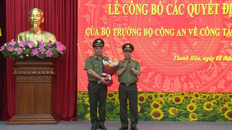 Giám đốc Công an tỉnh Thanh Hóa được thăng hàm Thiếu tướng