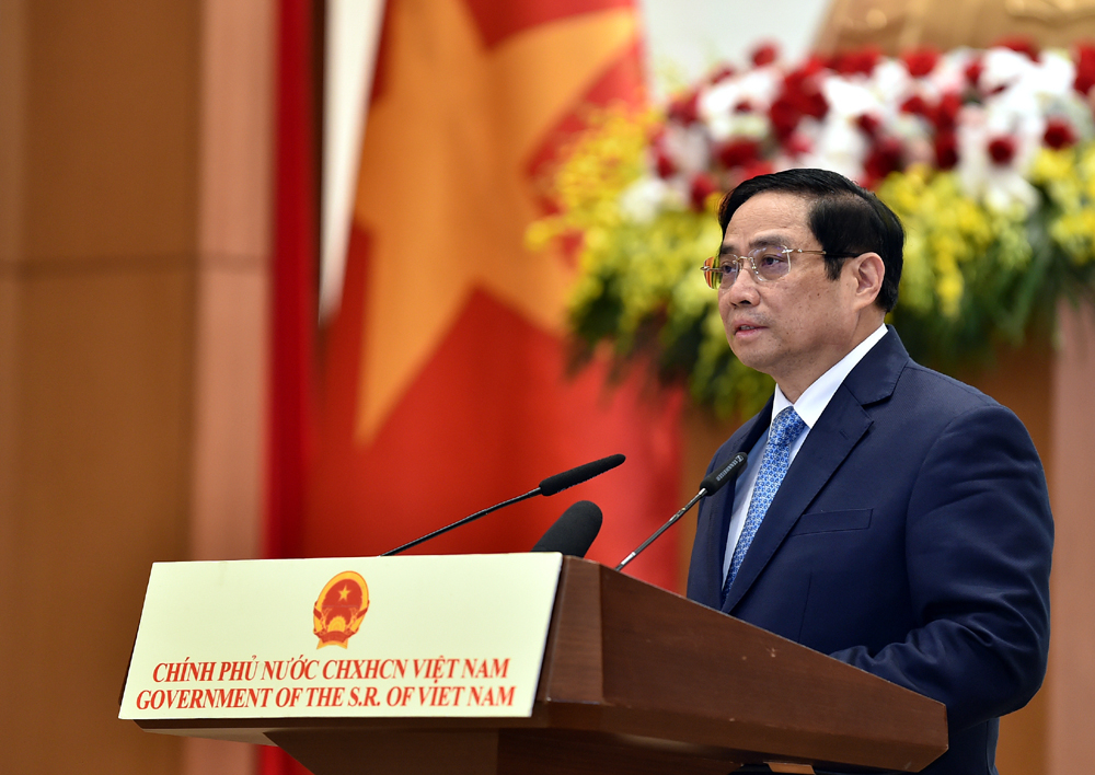 Thủ tướng Phạm Minh Chính: Quyết tâm ngăn chặn, đẩy lùi dịch bằng mọi biện pháp Thủ tướng Phạm Minh Chính: Quyết tâm ngăn chặn, đẩy lùi dịch bằng mọi biện pháp