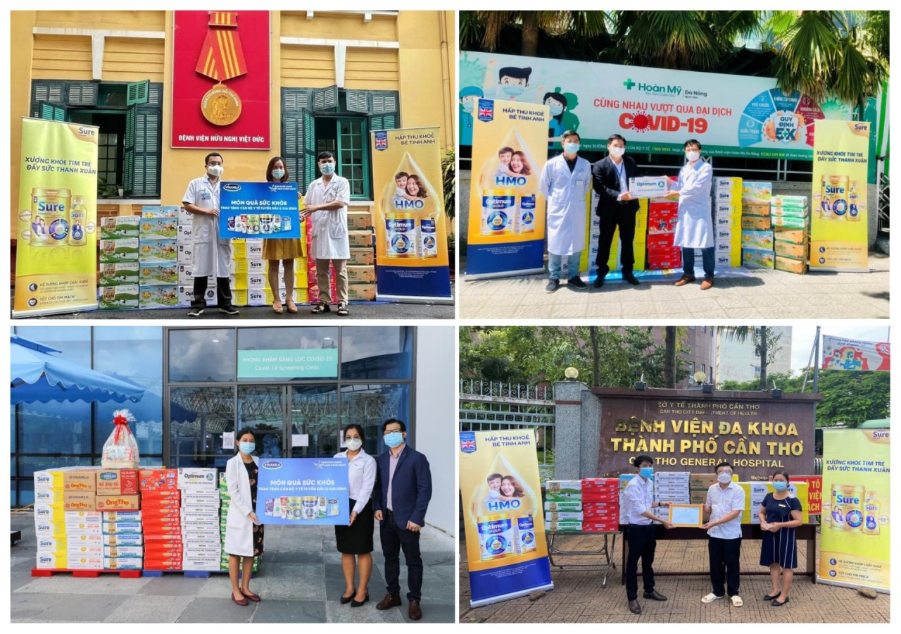 Vinamilk đóng góp hơn 95 tỷ đồng cùng Chính phủ, tuyến đầu, cộng đồng chống dịch COVID-19 Vinamilk đóng góp hơn 95 tỷ đồng cùng Chính phủ, tuyến đầu, cộng đồng chống dịch COVID-19