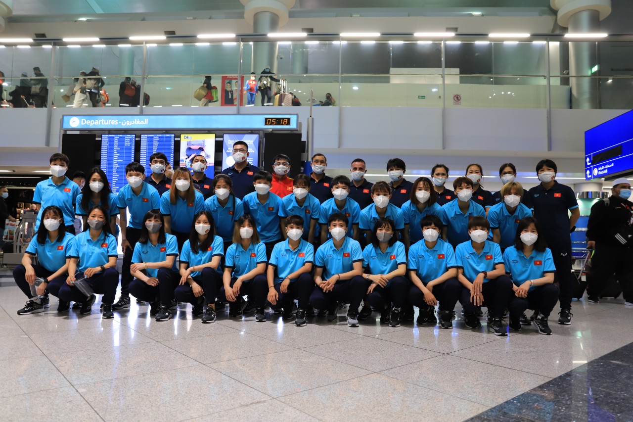 Đội tuyển Nữ Việt Nam lên đường chinh phục tấm vé dự VCK Asian Cup nữ 2022 Đội tuyển Nữ Việt Nam lên đường chinh phục tấm vé dự VCK Asian Cup nữ 2022