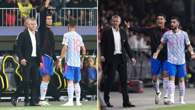 HLV Ole Solskjaer lên tiếng về việc Ronaldo qua mặt chỉ đạo cầu thủ MU HLV Ole Solskjaer lên tiếng về việc Ronaldo qua mặt chỉ đạo cầu thủ MU