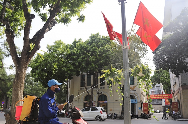 Hà Nội rực rỡ cờ hoa chào mừng ngày Giải phóng thủ đô 10/10 Hà Nội rực rỡ cờ hoa chào mừng ngày Giải phóng Thủ đô 10/10
