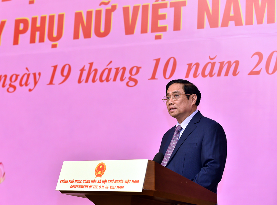 Thủ tướng Phạm Minh Chính: Xây dựng chính sách để phụ nữ yên tâm lao động, sản xuất Thủ tướng Phạm Minh Chính: Xây dựng chính sách để phụ nữ yên tâm lao động, sản xuất