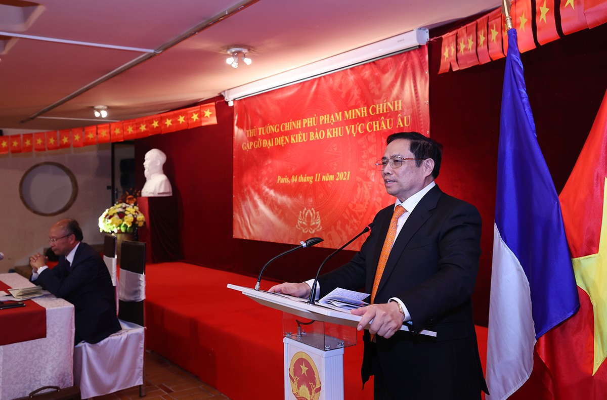 Thủ tướng Phạm Minh Chính: Tạo điều kiện tốt nhất để kiều bào đóng góp xây dựng và phát triển đất nước Thủ tướng Phạm Minh Chính: Tạo điều kiện tốt nhất để kiều bào đóng góp xây dựng và phát triển đất nước