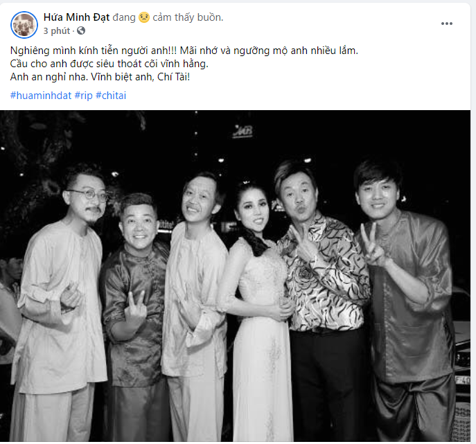 Nghệ sỹ Việt tiếc thương danh hài Chí Tài qua đời đột ngột Nghệ sĩ Việt tiếc thương danh hài Chí Tài qua đời đột ngột