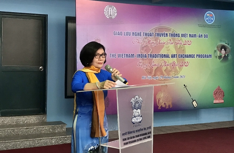 vietnam india traditional art exchange program held to welcome lunar new year 2021