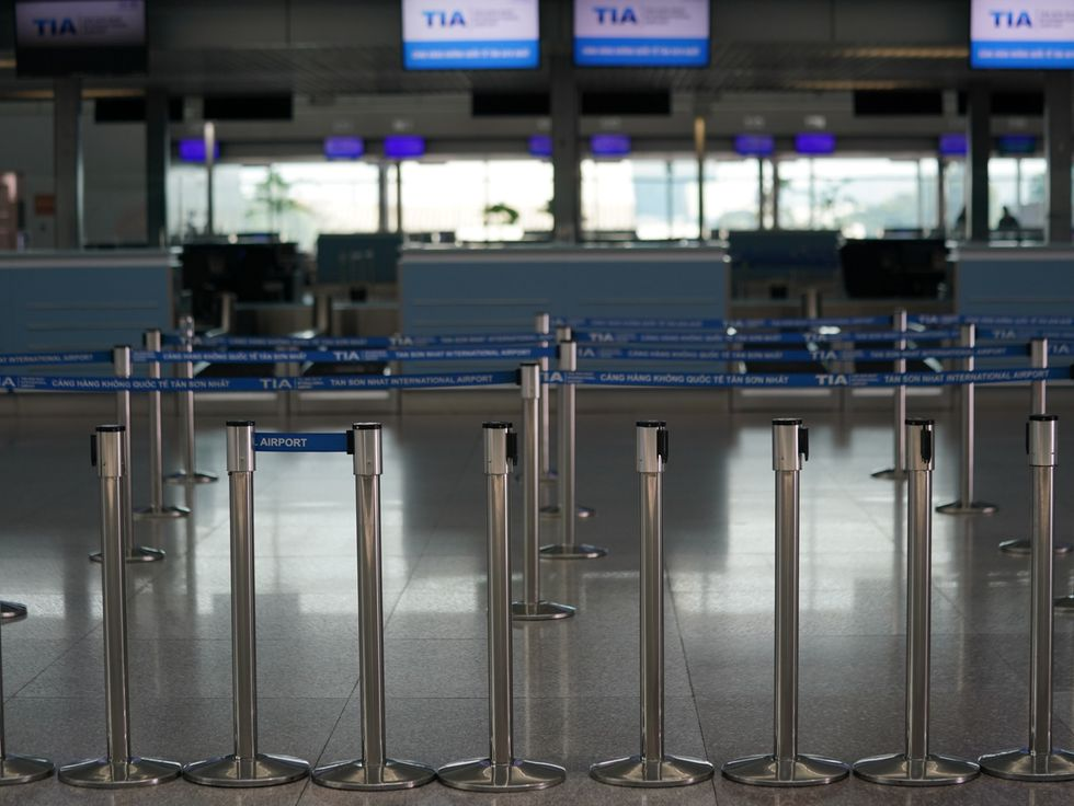 Tan Son Nhat airport’s international terminal unprecedentedly deserted due to Covid-19 Tan Son Nhat int'l airport unprecedentedly deserted due to Covid-19