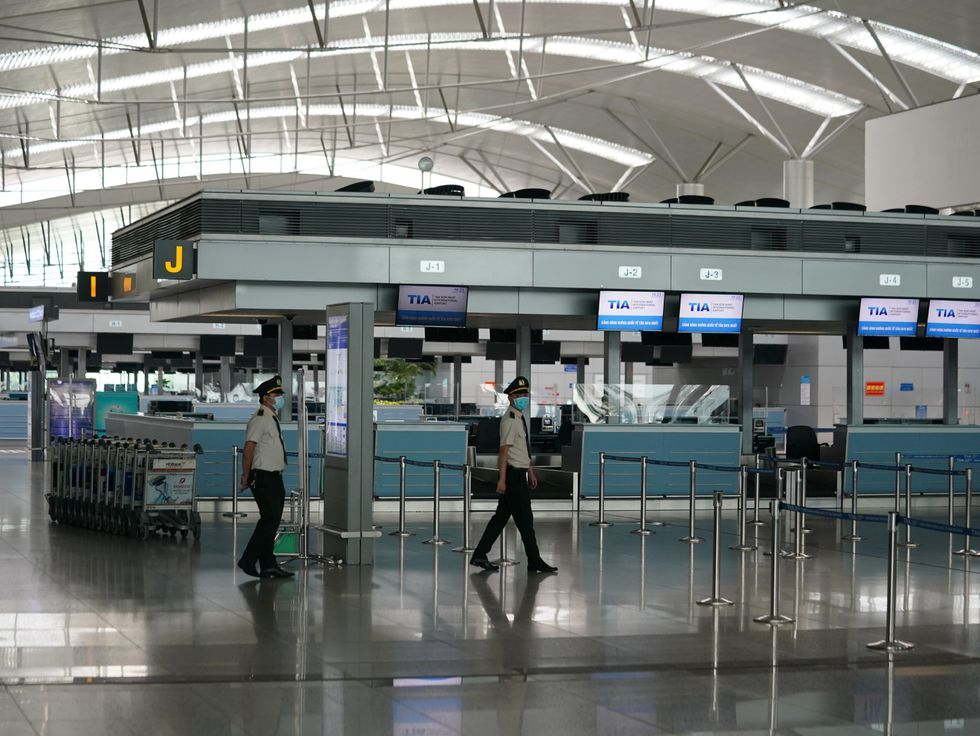 Tan Son Nhat airport’s international terminal unprecedentedly deserted due to Covid-19 Tan Son Nhat int'l airport unprecedentedly deserted due to Covid-19