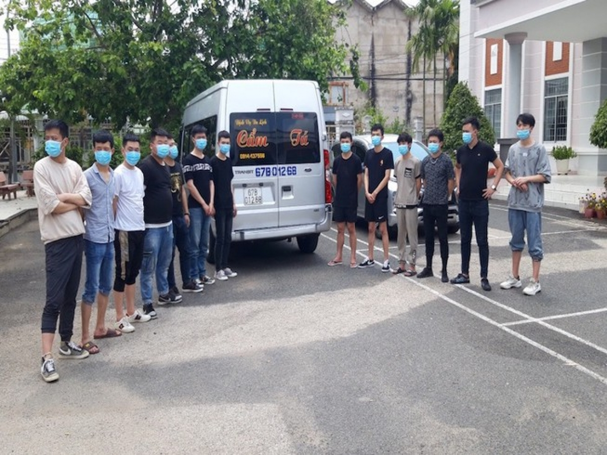 34 Chinese citizens illegally enter Vietnam 3811-1