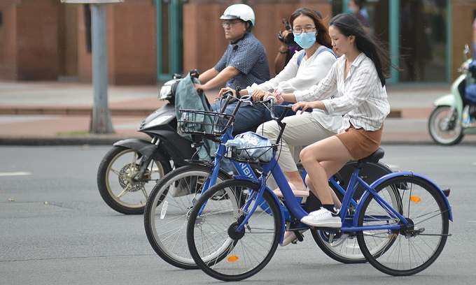 Ho Chi Minh City starts piloting public bicycles Ho Chi Minh City starts piloting public bicycles