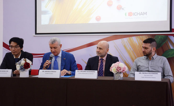 A series of events held to promote Italian cuisine in Vietnam A series of events held to promote Italian cuisine in Vietnam