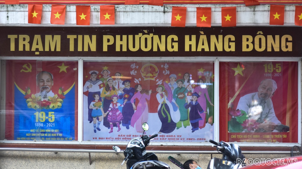 Hanoi streets radiantly decorated ahead of Elections In Photos and video: Hanoi streets radiantly decorated ahead of Elections