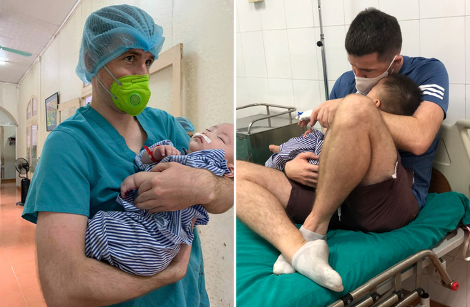 Irish single father adopts Vietnamese baby with cleft palate - video Irish single father adopts Vietnamese baby with cleft palate - video