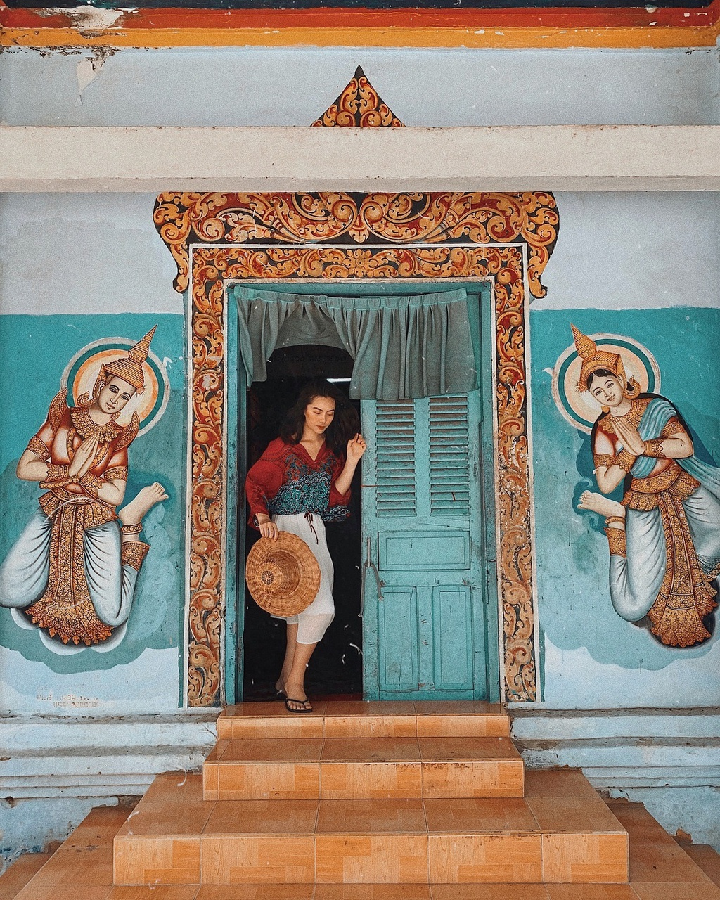 Centenarian solemn Khmer pagodas in Western Vietnam 1715 4