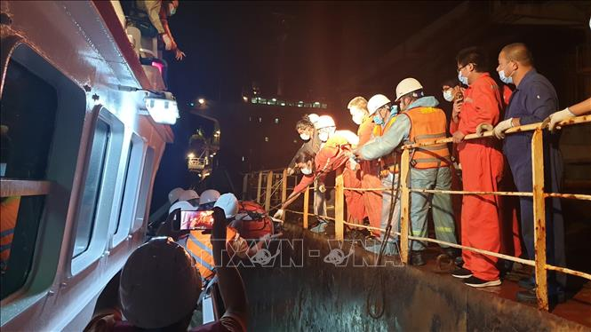 vietnams maritime ship saves distressed chinese national amidst storm