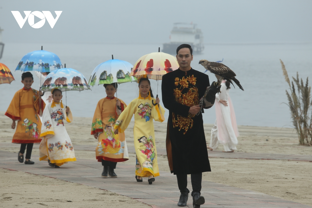 ao dai festival themed quang ninh 2020 heritage land held to promote tourism