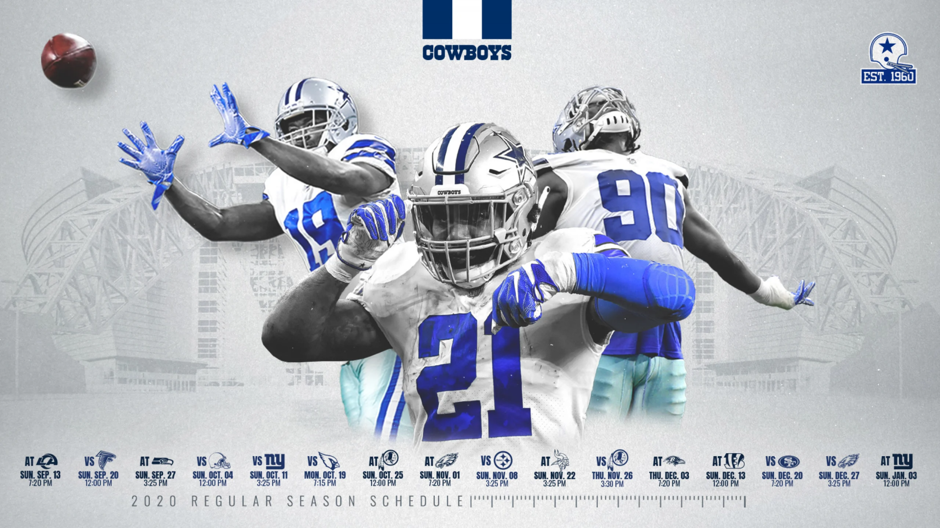 Dallas Cowboys 2020 official schedule released, position rebuilt, toughest stretch 2020 nfl schedule dallas cowboys 2020 official schedule released position rebuilt toughest stretch