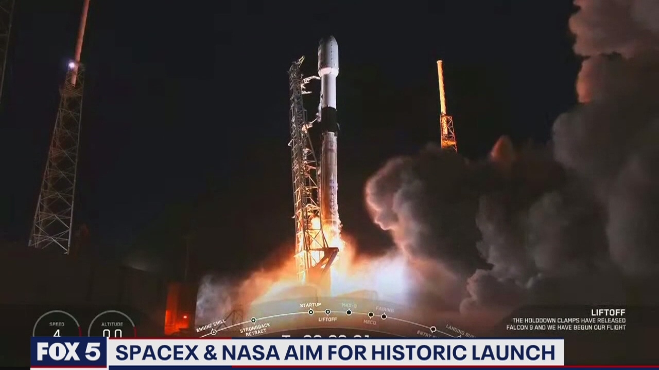 spacex successfully launches nasa astronauts into orbit