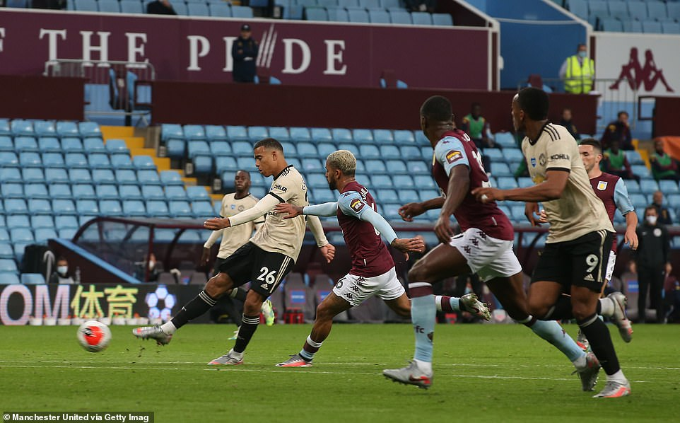 Mason Greenwood was on target for United once again after drilling low beyond Pepe Reina from the edge of the penalty area 3026 1