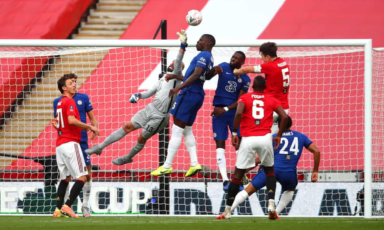 FA CUP result Man Utd 1 Chelsea 3 David de Gea error helps Chelsea book FA Cup final clash with Arsenal 0029 3