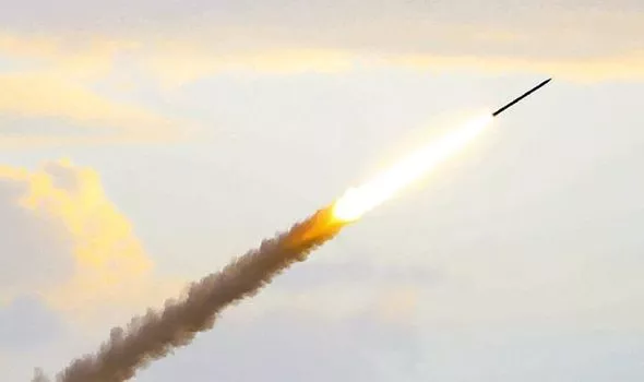 A Chinese missile test in the Gobi desert (Image: NC) 2047 china missile test gobi desert 1319682