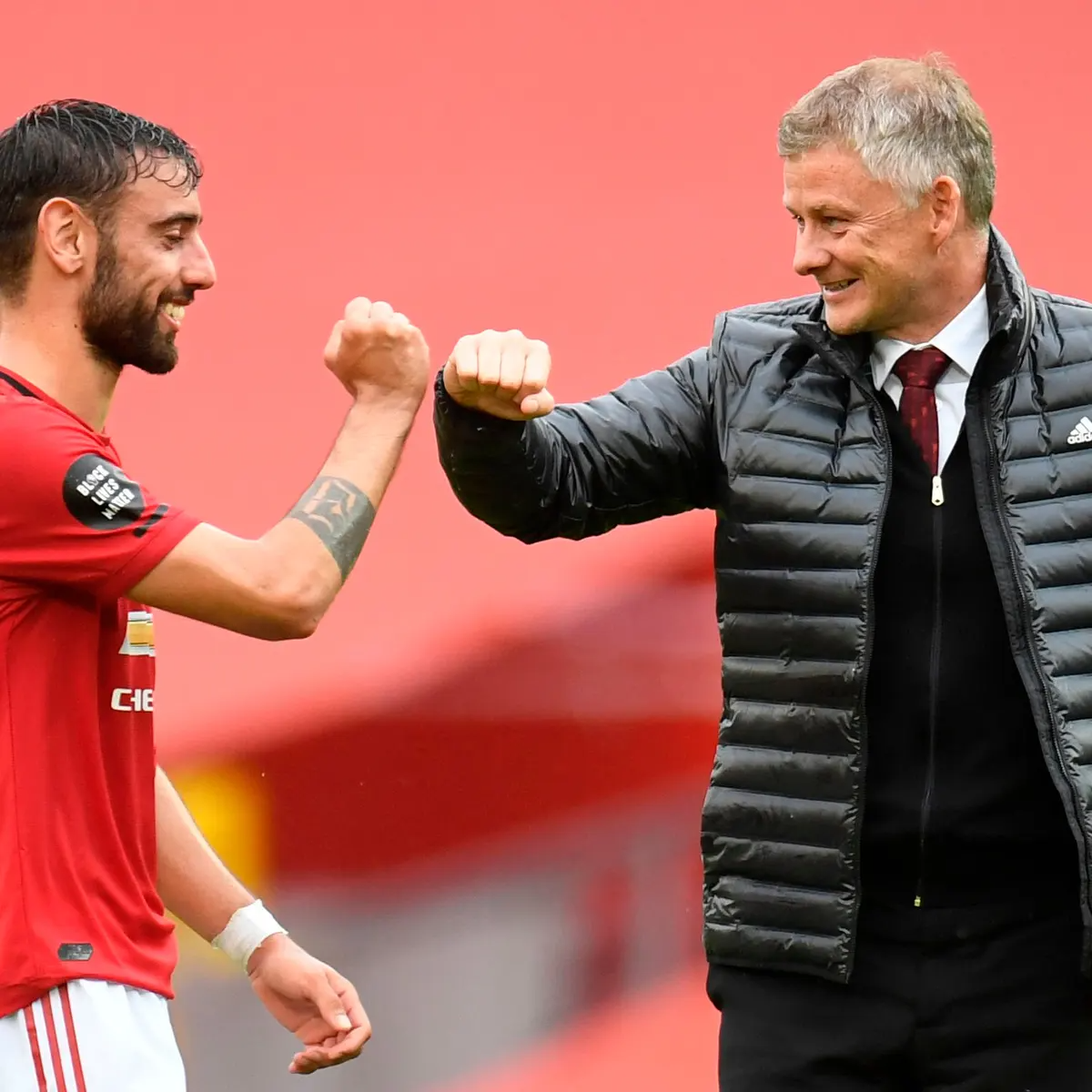 Ole Gunnar Solskjær has, in little more than a year, rejuvenated a team who were in a terrible state. Photograph: Peter Powell/AFP/Getty Images 5826 2614