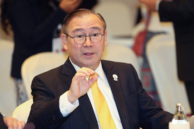 Philippine Foreign Secretary Teodoro Locsin Jr. participates in a meeting with leaders of the Association of Southeast Asian Nations and Australia in Bangkok, Aug. 1, 2019. 2438 western powers 09212020142758