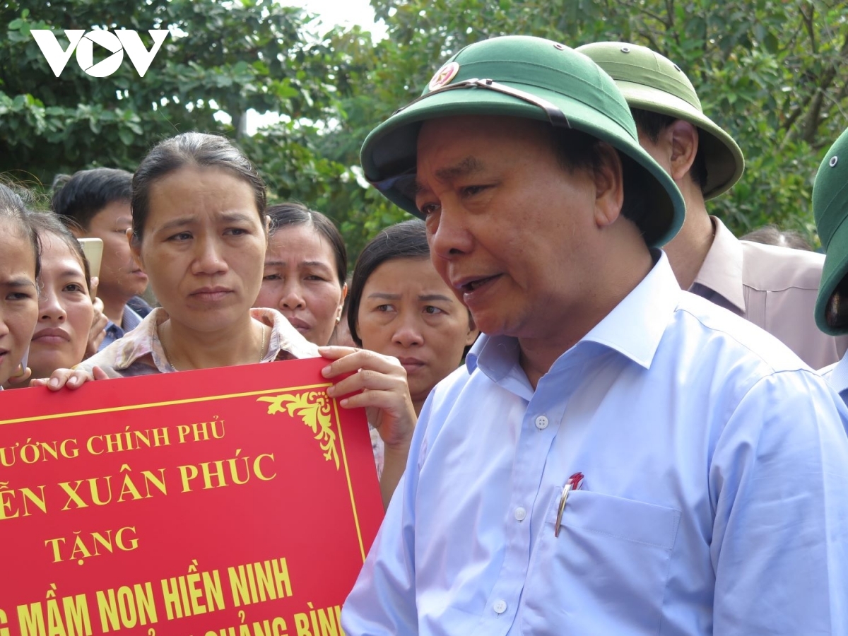 PM calls for emergency aid to flood victims in central region PM phuc extends his warmest sympathies to teachers and students of hien ninh kindergarten for the severe challenges they face