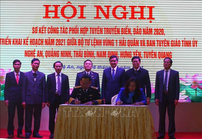 Đổi mới nội dung, hình thức phối hợp tuyên truyền về biển, đảo Chú thích ảnh