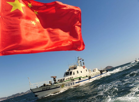 Các tàu hải cảnh của Trung Quốc tuần tra ở vùng biển Đại Liên, tỉnh Liêu Ninh, phía đông bắc Trung Quốc, năm 2012 - Ảnh: XINHUA Các tàu hải cảnh của Trung Quốc tuần tra ở vùng biển Đại Liên, tỉnh Liêu Ninh, phía đông bắc Trung Quốc, năm 2012 - Ảnh: XINHUA