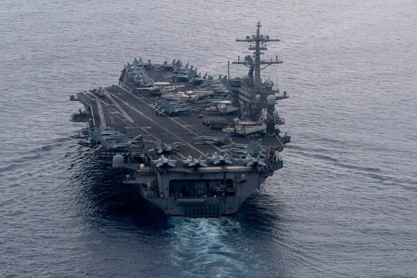 Tàu sân bay USS Theodore Roosevelt. Ảnh: Hải quân Mỹ Tàu sân bay USS Theodore Roosevelt. Ảnh: Hải quân Mỹ