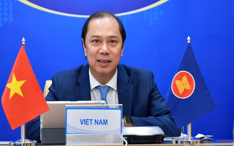 Thứ trưởng Ngoại giao Nguyễn Quốc Dũng. (Ảnh: Bộ Ngoại giao) Thứ trưởng Ngoại giao Nguyễn Quốc Dũng. (Ảnh: Bộ Ngoại giao)